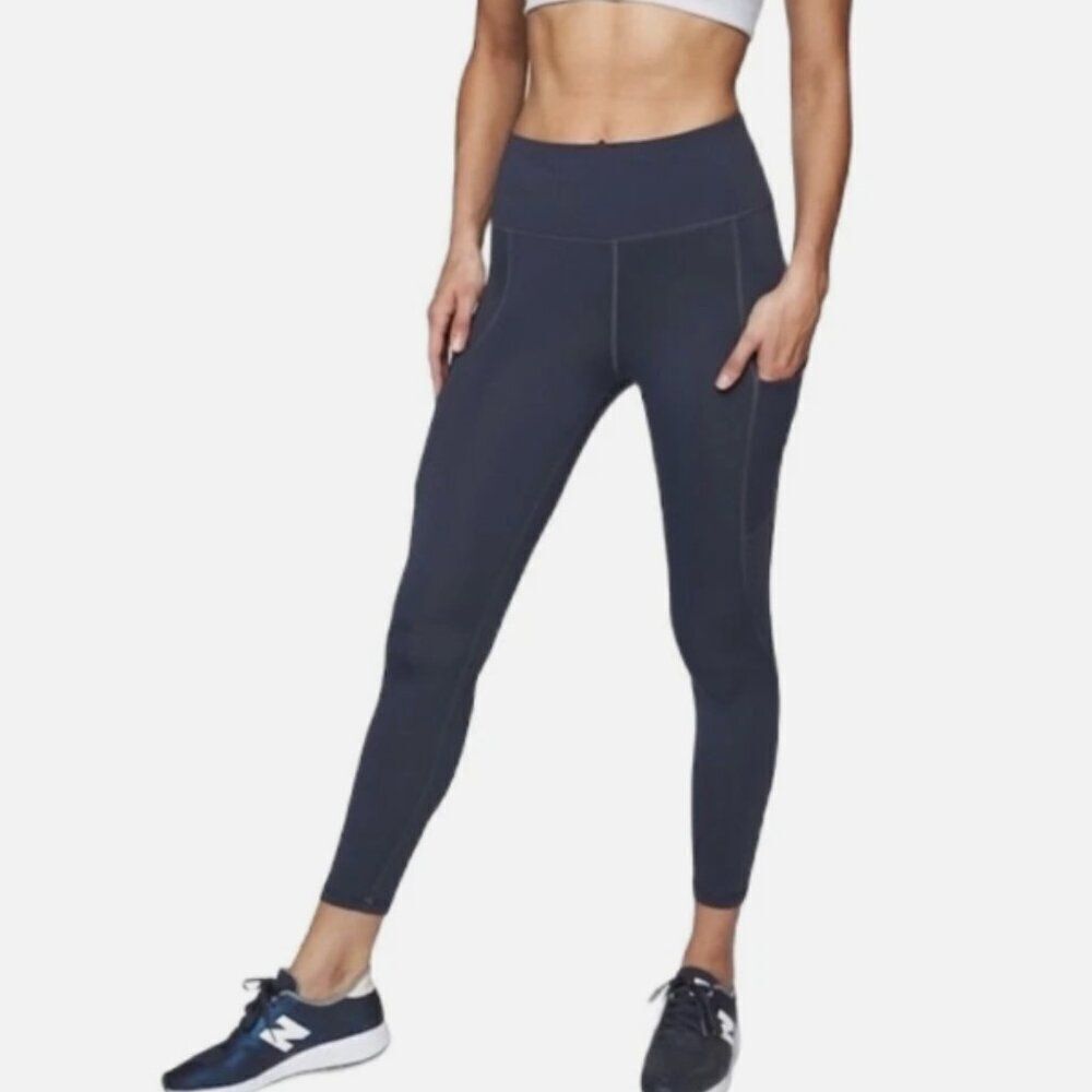 ATHLETA All In 7/8 Tight Navy Blue Size Small